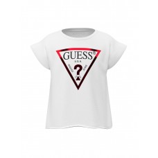 GUESS μπλούζα παιδική κορίτσι  J81I15J1311-G011 λευκή